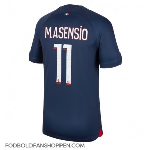 Paris Saint-Germain Marco Asensio #11 Hjemmebanetrøje 2023-24 Kortærmet